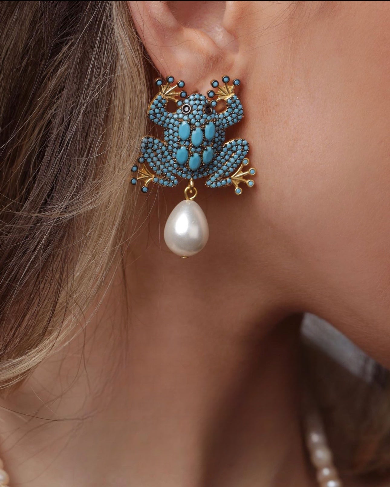 Frog Earrings