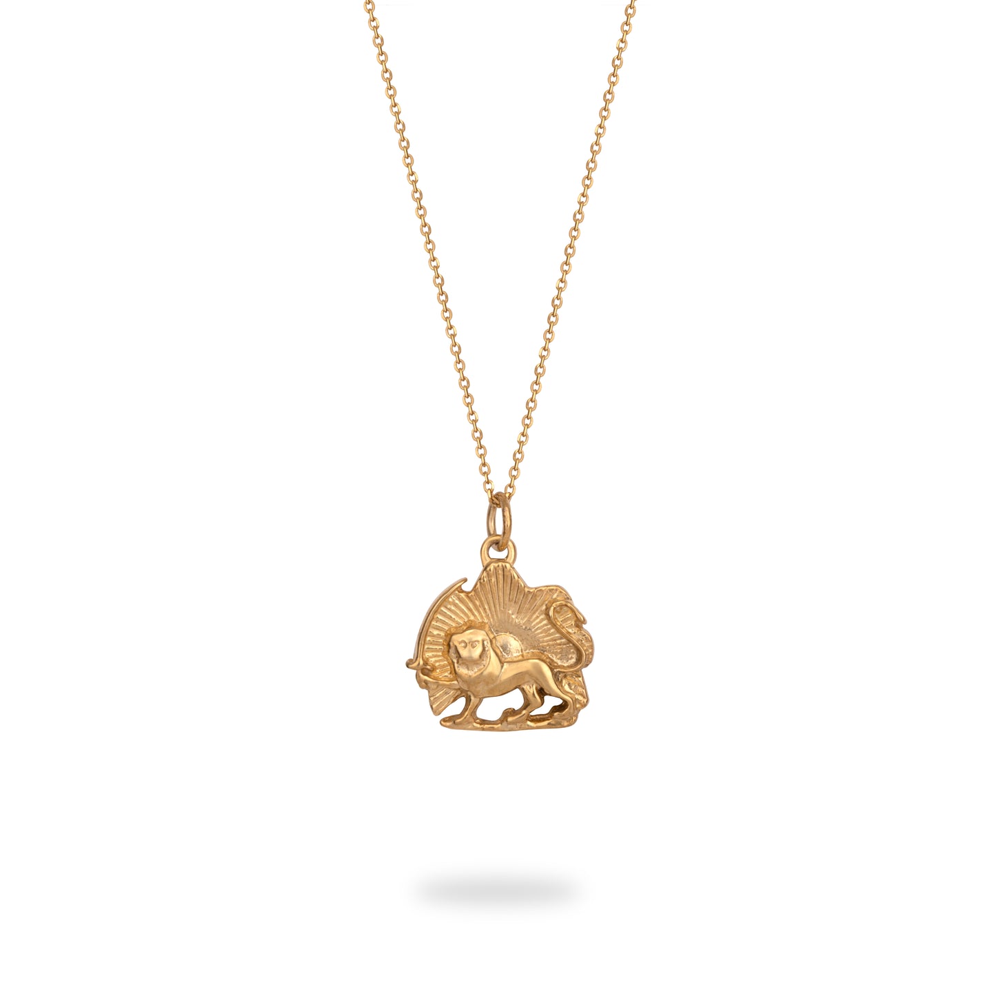 Lion & Sun Necklace
