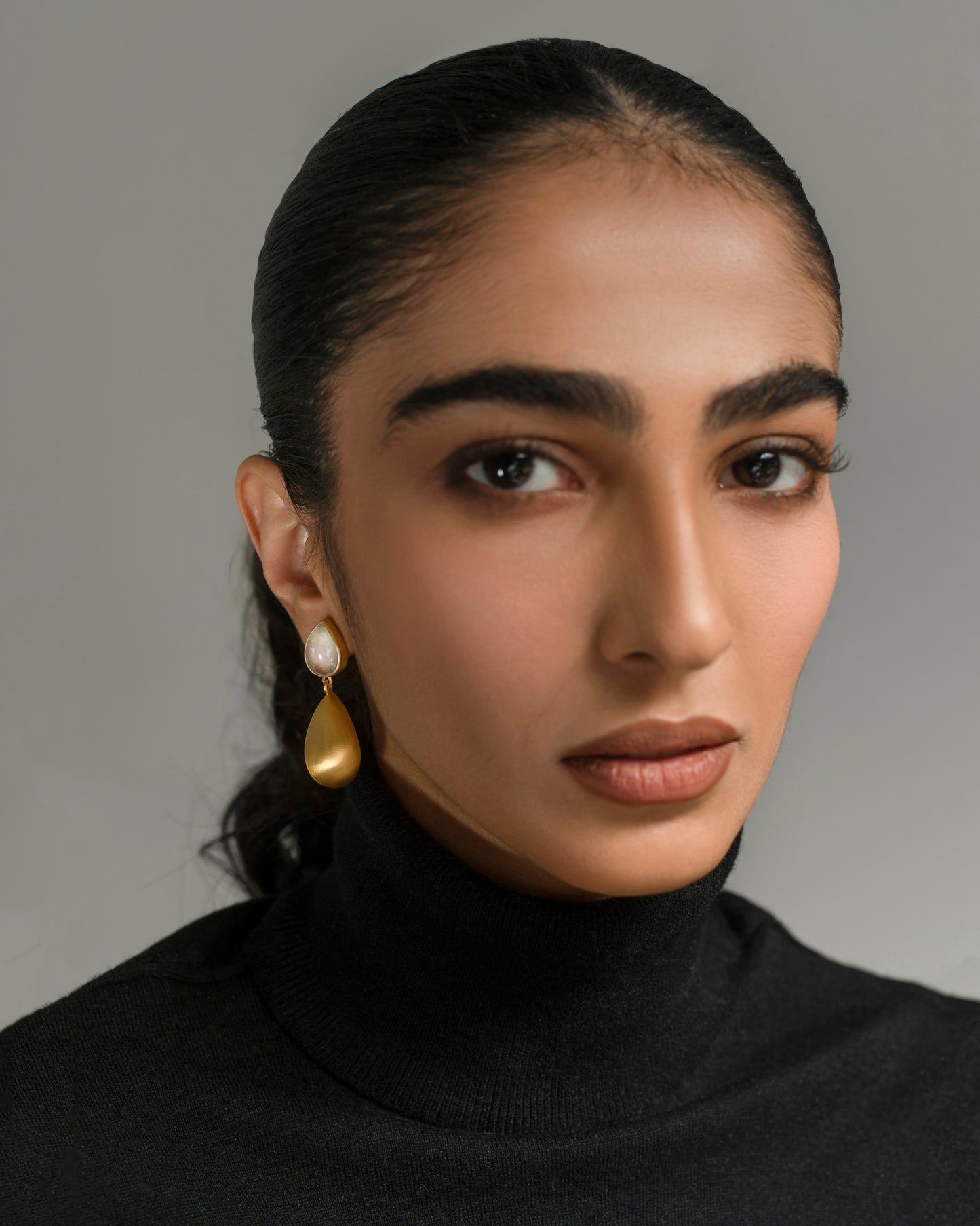 Quartz Drop Earrings