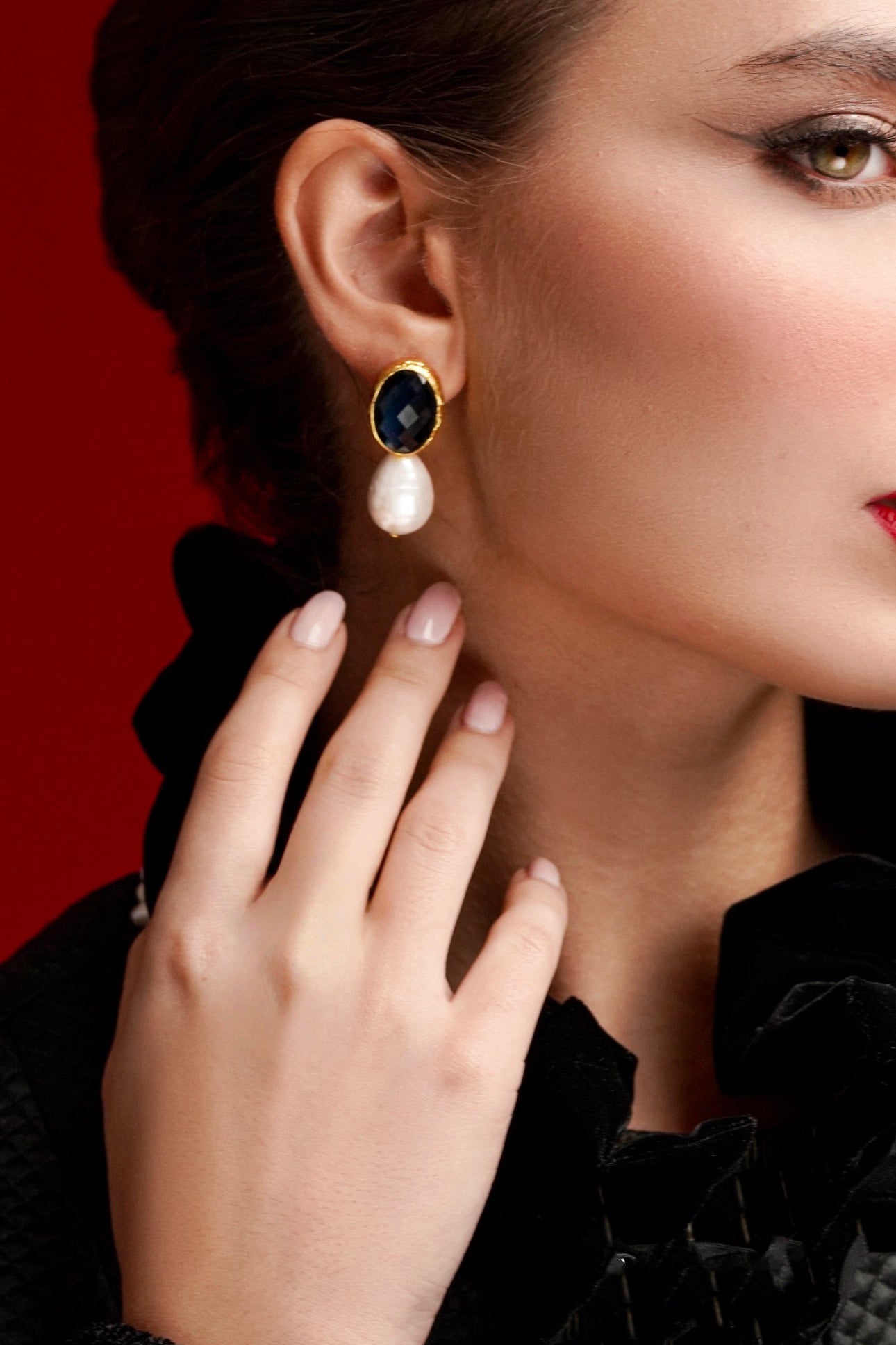 Onyx Drop Earrings
