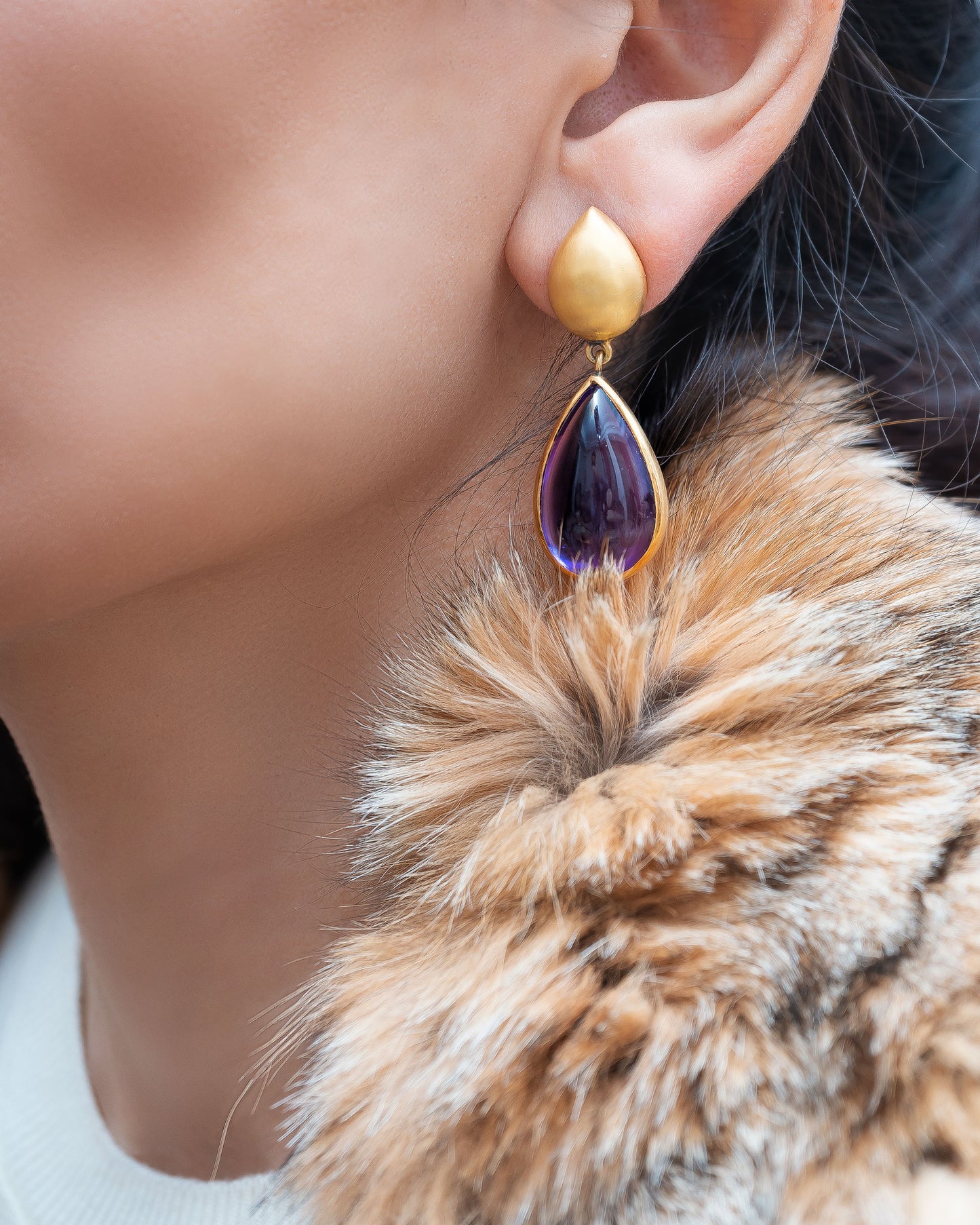 Amethyst Drop Earrings
