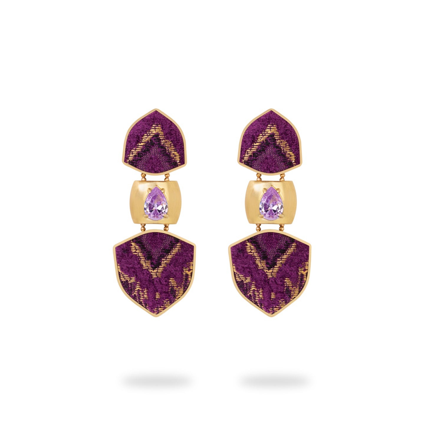 Divine Earrings - Purple