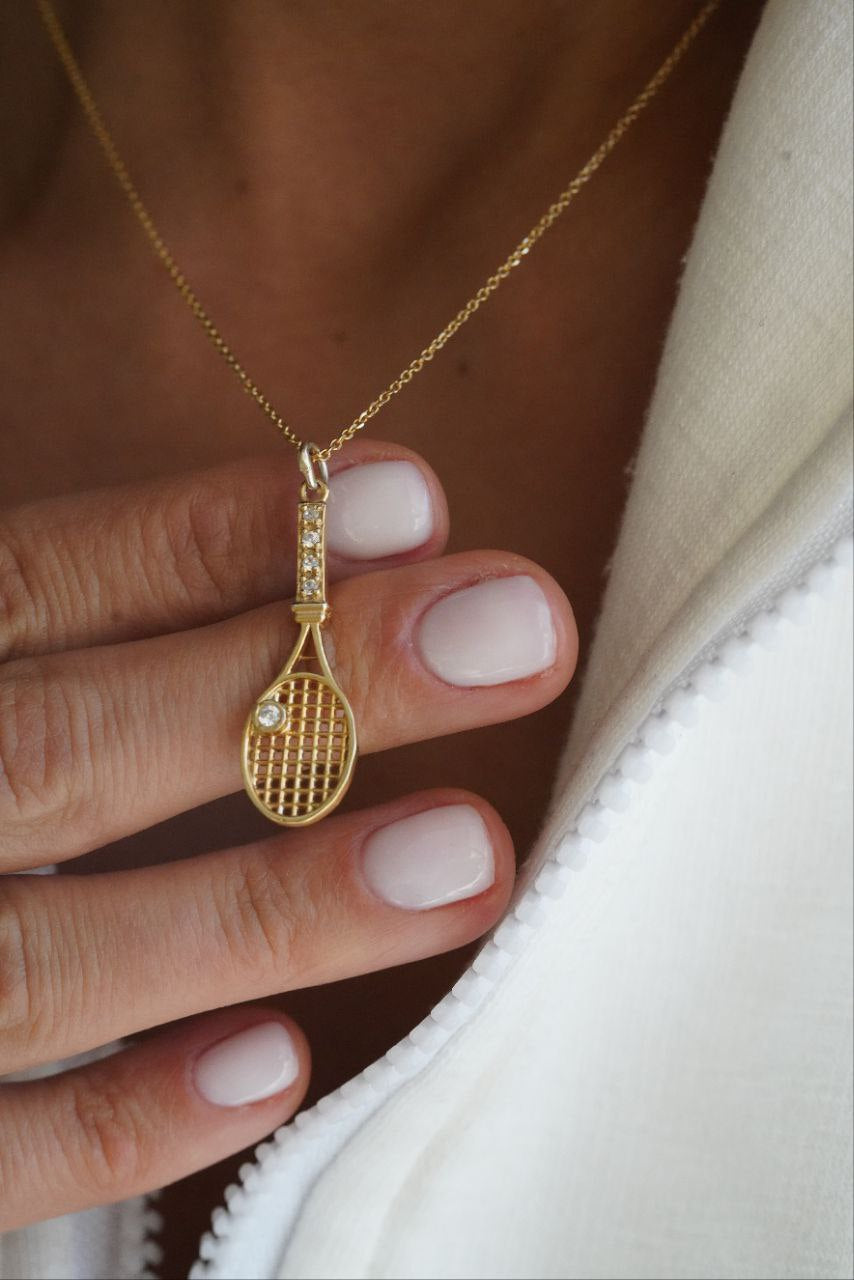 Tennis Racket Pendant