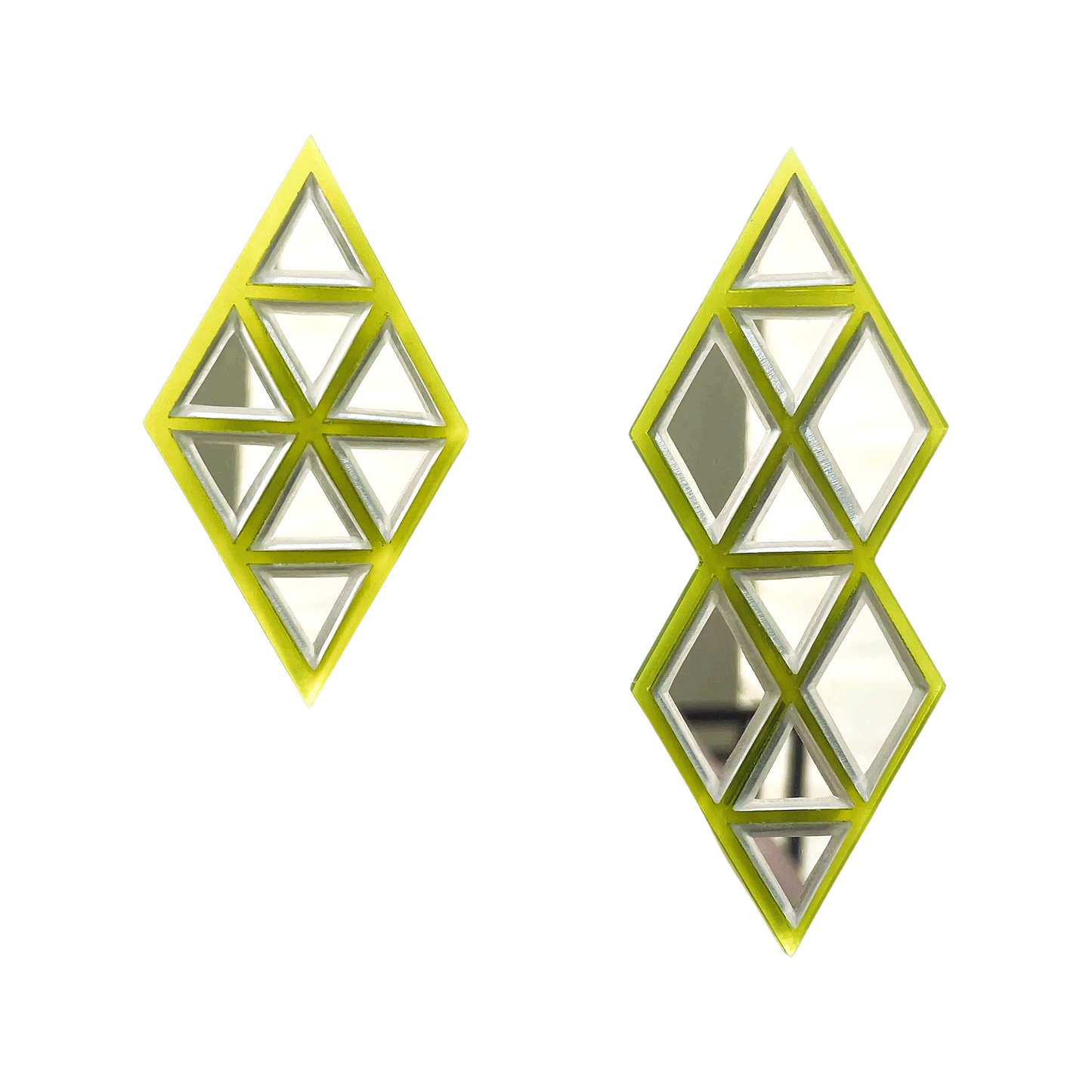 Diamond Asymmetric Earrings