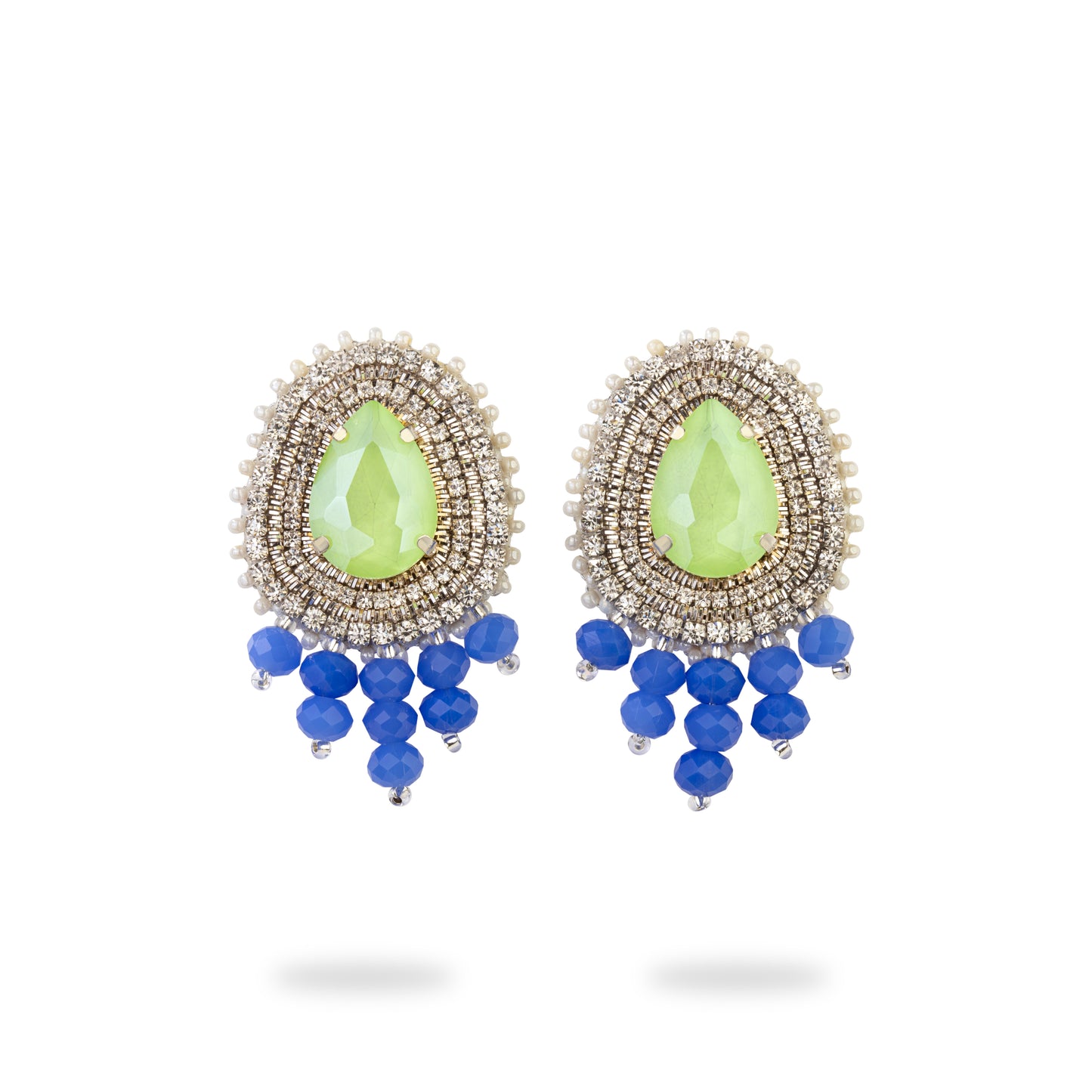 Green Pandora Earrings