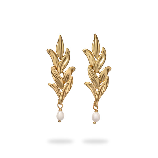 Laurel Pearl Earrings