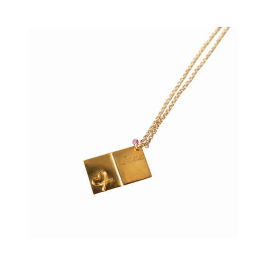 Postal Card Necklace