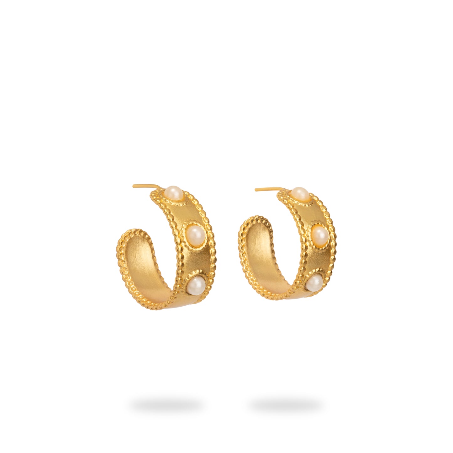 Pearl Loop Earrings