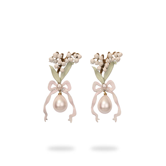 Lily Bow Earrings
