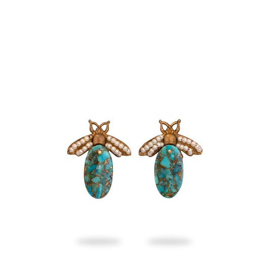 Shahpari Earrings - Turquoise