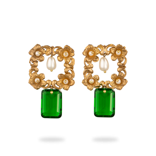 Emerald Cut Earrings