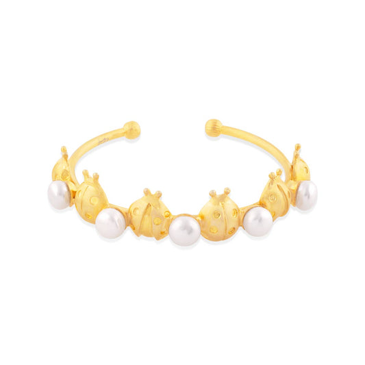 Ladybug Pearl Bangle