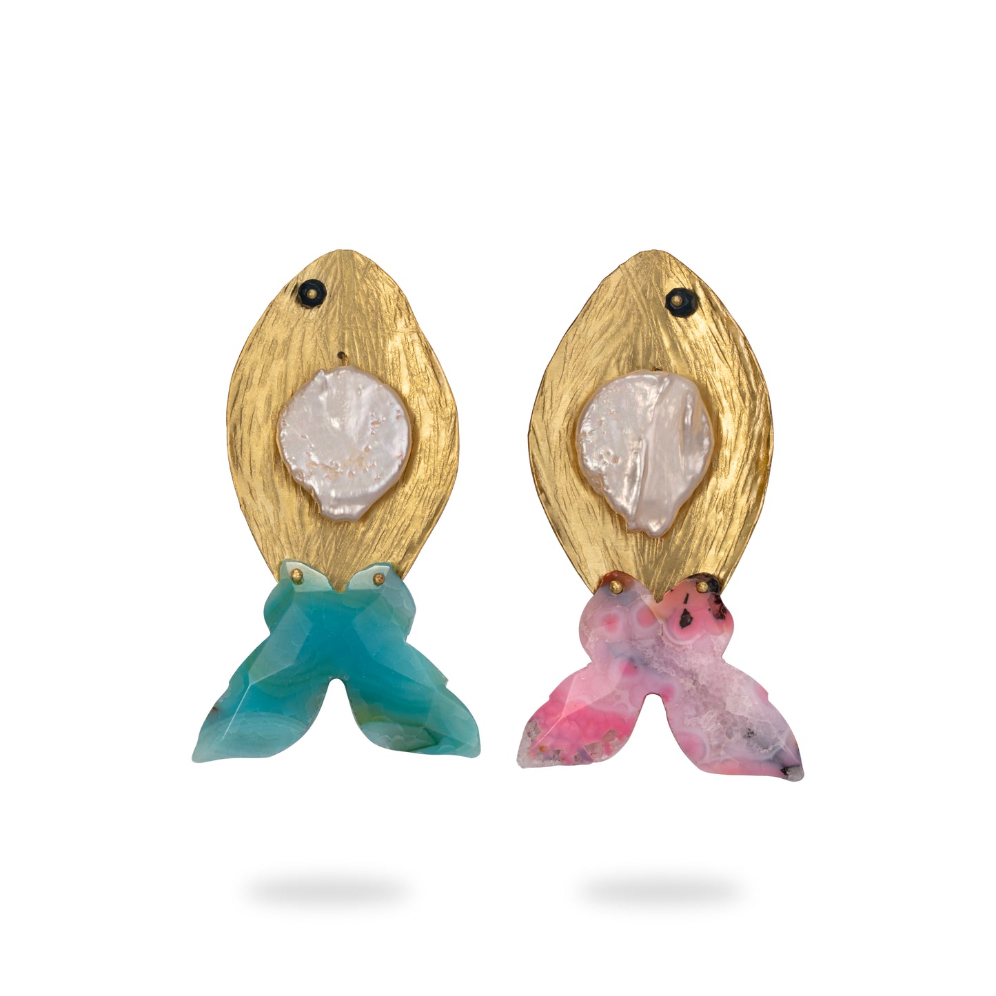 Golden Fish Earrings
