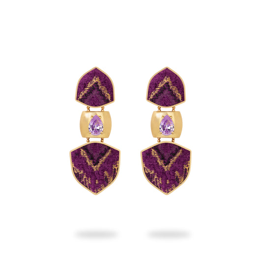 Divine Earrings - Purple