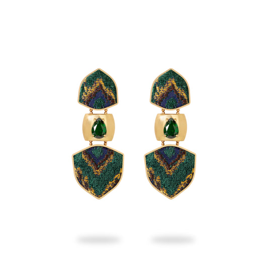 Divine Earrings - Green