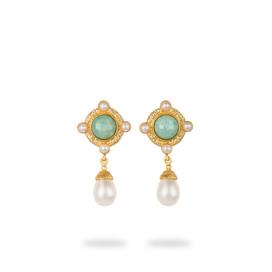 Baroque Dipped Pearl Earrings
