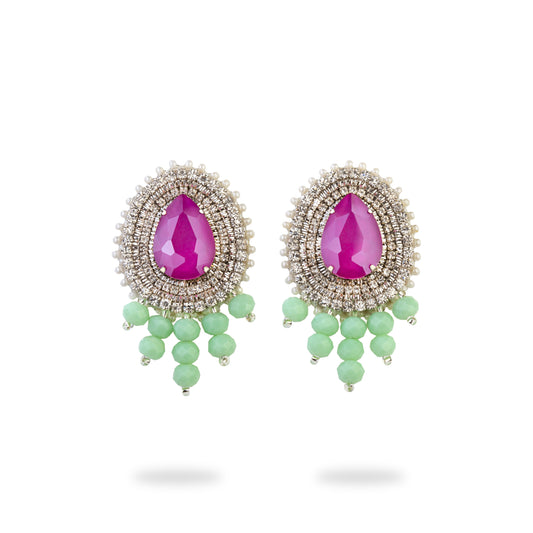 Pink Pandora Earrings