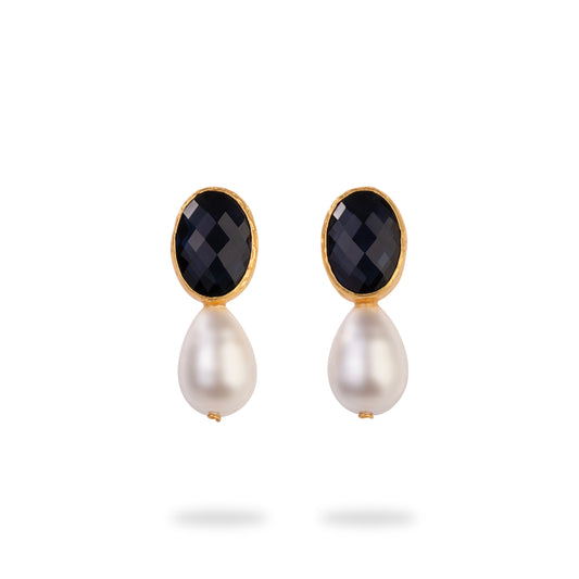 Onyx Drop Earrings