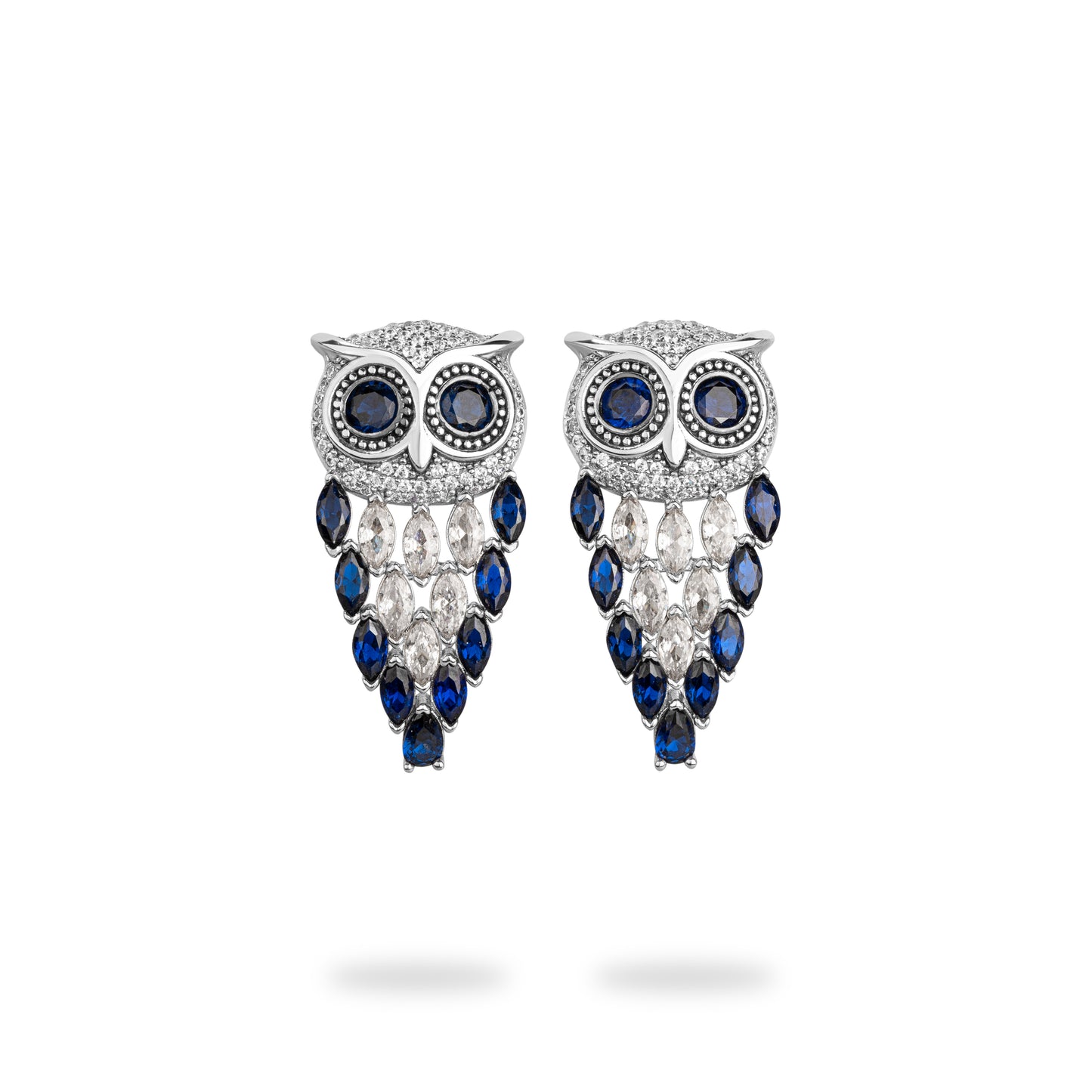 Owl Silver Earrings